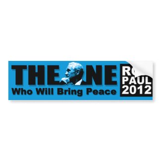 The One bumpersticker