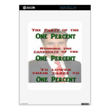 The One Percent iPad Skin
