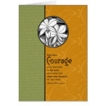 The Only Courage That Matters Greeting Card
