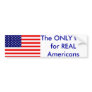 The only flag bumper stickers