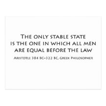 "The only stable state is the one in which... Post Cards