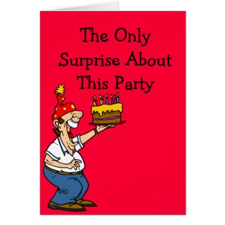 The Only Surprise About This Party card