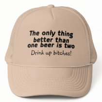 The Only Thing Better Than One Beer Is Two Mesh Hats