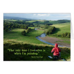 "The only time I feel alive" Greeting Cards
