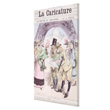 The Opening of the Universal Exhibition Canvas Print