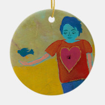 The Opening unique original modern folk art hope Christmas Tree Ornaments