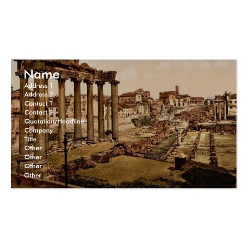 The Opera House, the grand staircase, Paris, Franc Business Card