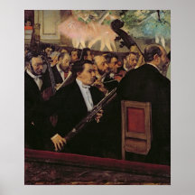 The Opera Orchestra, c.1870 Poster