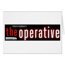 The Operative blank greetings card