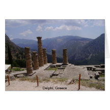 The "Oracle of Delphi" Greeting Cards