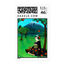 "The Orange Harvest" postage by mareen "The Orange Harvest" postage