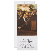 'The Orchestra of the Opera' Rack Card Template