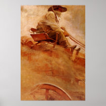 The Ore Wagon by NC Wyeth Print