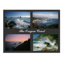 The Oregon Coast postcard