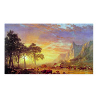 The Oregon Trail - Albert Bierstadt Business Card