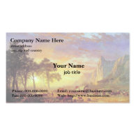 The Oregon Trail - Albert Bierstadt Business Card