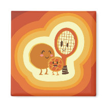 The origin of the waffle baby magnet