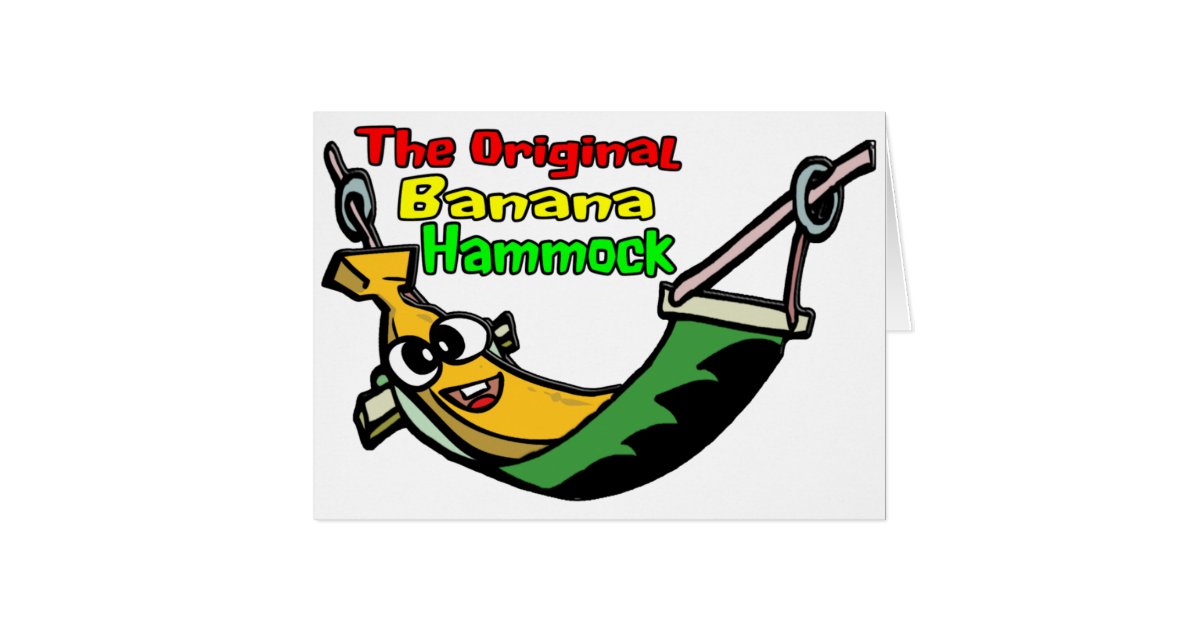 The Original Banana Hammock Card Zazzle