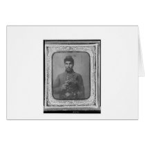 The Original Black American Soldier Greeting Cards