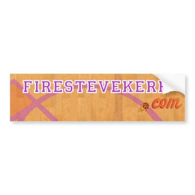 The original FireSteveKerr.com bumper sticker by alexlowry1