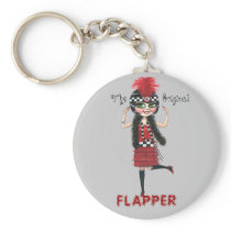 The Original Flapper Roaring '20s Keychain