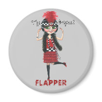 The Original Flapper Roaring '20s Magnet