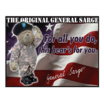 The Original General Sarge Post Card postcards