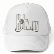 the Original hand drawn Hitman symbol white hat by stsheehan1023 the Original hand drawn Hitman symbol white hat
