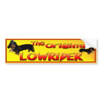The Original Lowrider Bumper Sticker bumper stickers by Lotacats The Original Lowrider Bumper Sticker bumper stickers