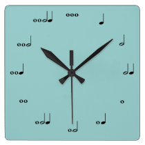 The Original Music Note Clock at Zazzle