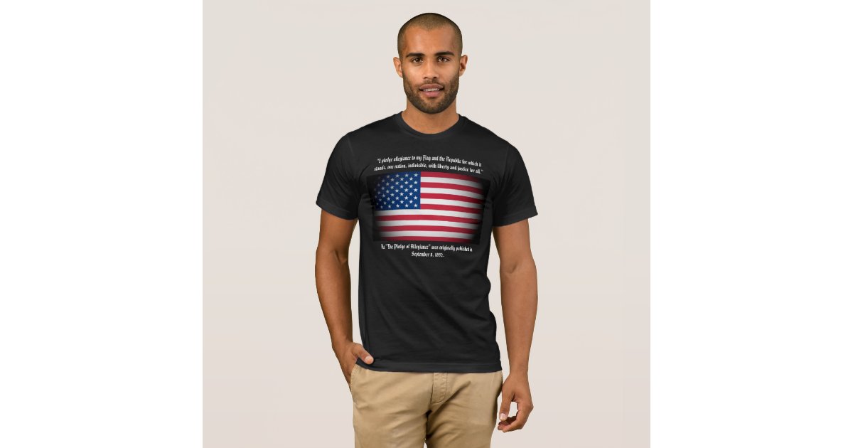 pledge of allegiance tee shirt