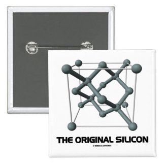 The Original Silicon (Silicon Chemical Structure) Buttons
