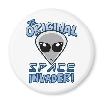 The Original Space Invader Fridge Magnets