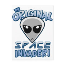 The Original Space Invader postcards by koncepts The Original Space Invader postcards