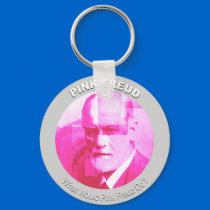 The Original "What Would Pink Freud Do?" Keychain