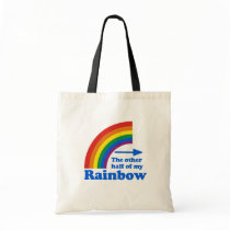 THE OTHER HALF OF MY RAINBOW (Left) Canvas Bag