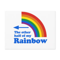 THE OTHER HALF OF MY RAINBOW postcards by gay_pride THE OTHER HALF OF MY RAINBOW postcards