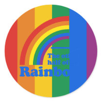 THE OTHER HALF OF MY RAINBOW ROUND STICKERS