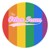 THE OTHER TEAM ROUND STICKERS