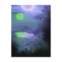 The Other World's Sky postcard by SuzeeQ The Other World's Sky postcard