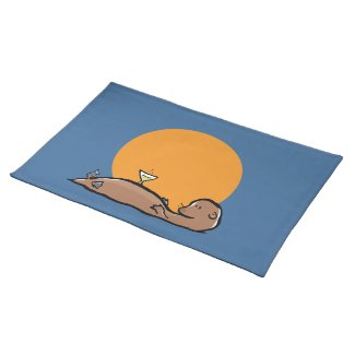 the otter place mats