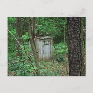 The Outhouse postcard