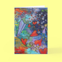 The Outpouring Of Love Valentine's Day Card