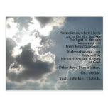 The Outstretched Fingers of God (Postcard)