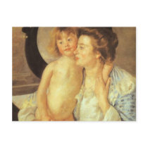 The Oval Mirror, Mary Cassatt postcards