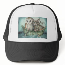 the owl and the pussy-cat trucker hat