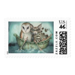 the owl and the pussy-cat postage