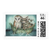 the owl and the pussy-cat stamps