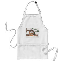 The Owl Family Apron