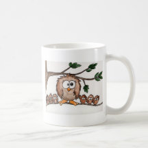 The Owl Family Coffee Mugs